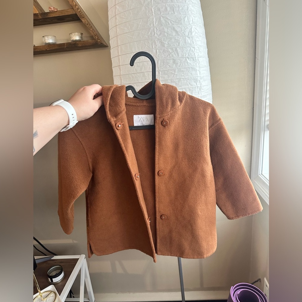 Zara Caramel Pea Coat